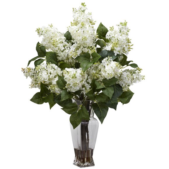 Lilac Silk Flower Arrangement - SKU #1256 - 1