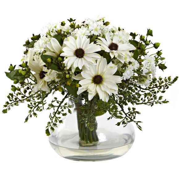 Large Mixed Daisy Arrangement - SKU #1353-PK - 1