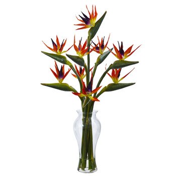Birds of Paradise in Vase - SKU #1449
