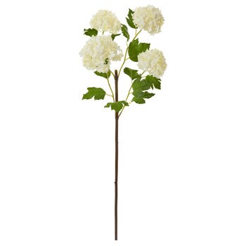 31.5 Snowball Hydrangea X 4 Bloom Collection - SKU #2314