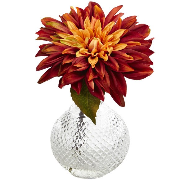 Dahlia w/Decorative Vase Set of 3 - SKU #4130-S3 - 1