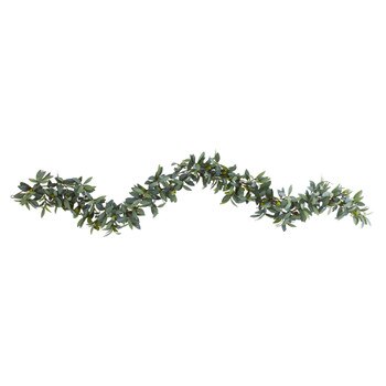 6.5 Olive Artificial Garland - SKU #4284