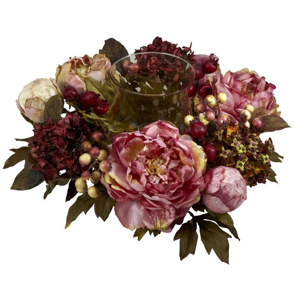 Peony Hydrangea Candelabrum - SKU #4931 - 1