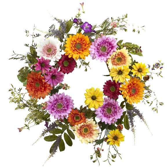 26 African Sunflower Wreath - SKU #4936