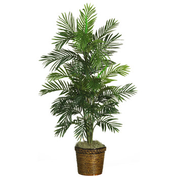56 Areca Palm Silk Tree w/Basket - SKU #5263-0308