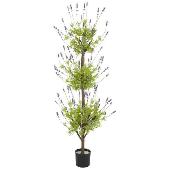 4 Lavender Topiary Silk Tree - SKU #5332
