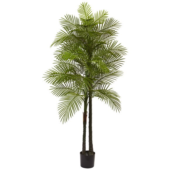 7 Double Robellini Palm Tree UV Resistant Indoor/Outdoor - SKU #5480
