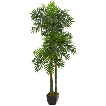 5.5 Triple Areca Palm Artificial Tree - SKU #5534