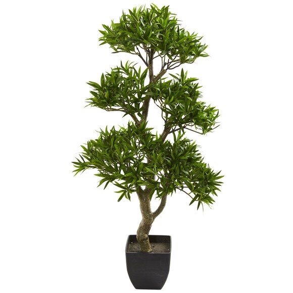 37 Bonsai Styled Podocarpus Artificial Tree - SKU #5553
