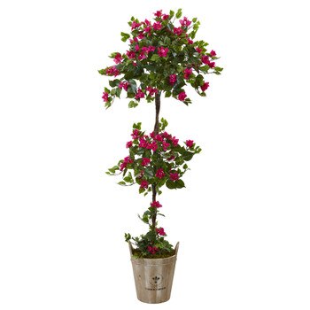 Bougainvillea Tree with European Barrel Planter - SKU #5944