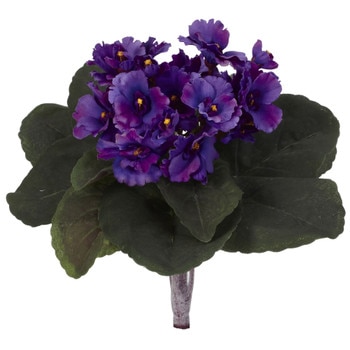 9 African Violet Bush w/13 Lvs - SKU #6068