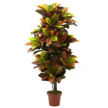 56 Croton Plant Real Touch - SKU #6721