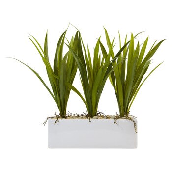 Grass in Rectangular Planter - SKU #6914