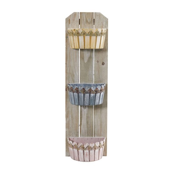35 Triple Wall Planter - SKU #7046 - 1