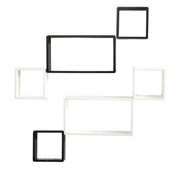 15 Modern Wall Art Dcor Floating Shelves Set of 6 - SKU #7098