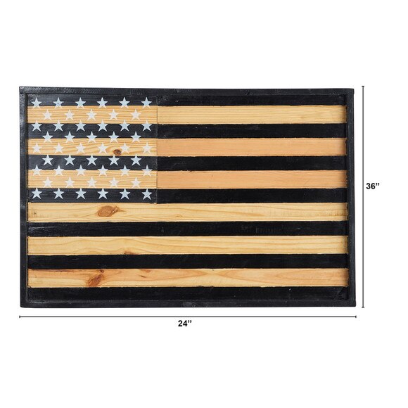 36 American Wood Flag Wall Decor - SKU #7108 - 1
