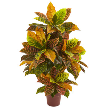39 Croton Artificial Plant Real Touch - SKU #8313