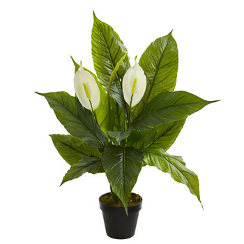 26 Spathiphyllum Artificial Plant Real Touch - SKU #8318