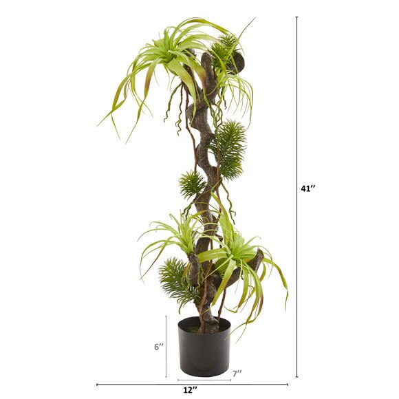 41 Air Plant and Succulent Jungle Artificial Plant - SKU #8331 - 1