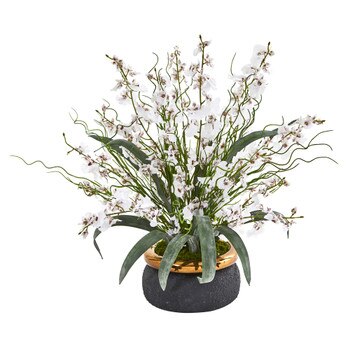 19 Dancing Lady Artificial Arrangement in Vase - SKU #A1039-PP