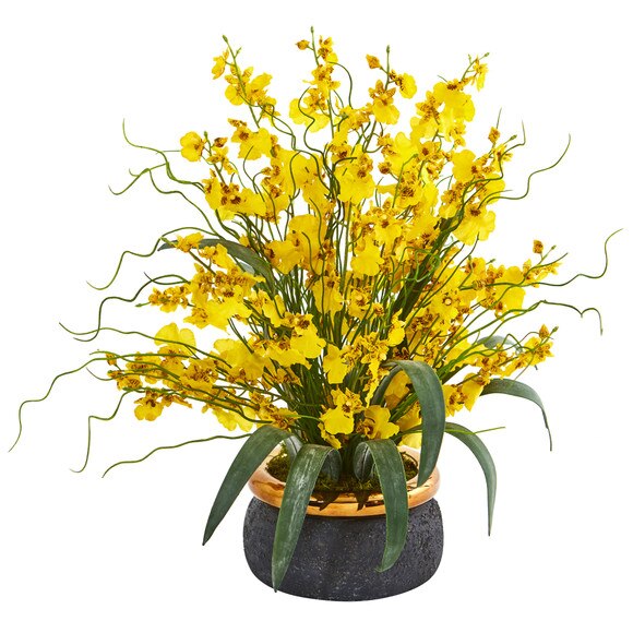 19 Dancing Lady Artificial Arrangement in Vase - SKU #A1039-PP - 4