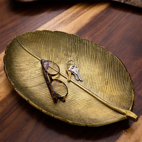 16 Gold Leaf Tray Decorative Accent - SKU #D1027 - 4