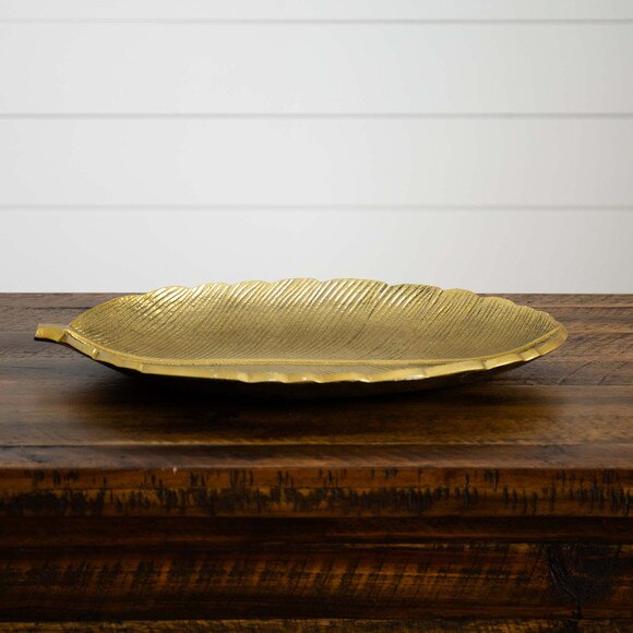 16 Gold Leaf Tray Decorative Accent - SKU #D1027 - 5