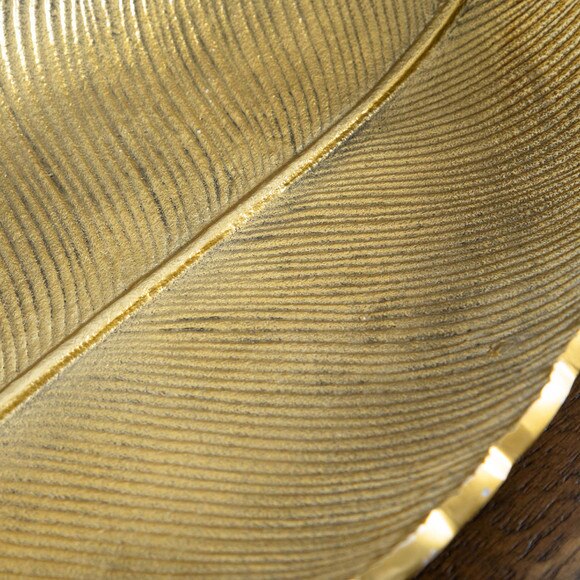 16 Gold Leaf Tray Decorative Accent - SKU #D1027 - 7