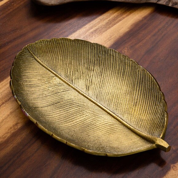 16 Gold Leaf Tray Decorative Accent - SKU #D1027 - 9