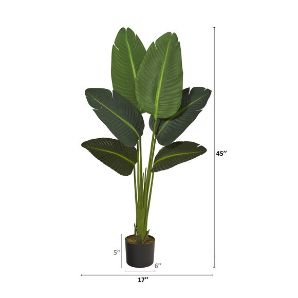 45 Travelers Palm Artificial Plant Real Touch - SKU #P1310 - 1
