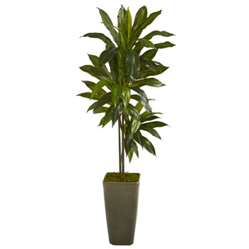 4.5 Dracaena Artificial Plant in Green Planter Real Touch - SKU #P1324