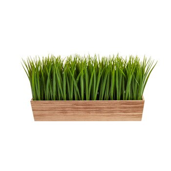 20 Vanilla Grass Artificial Plant in Decorative Planter - SKU #P1653