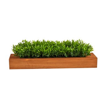 20 Sweet Grass Artificial Plant in Decorative Planter - SKU #P1655