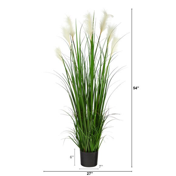 4.5 Plum Grass Artificial Plant - SKU #P1679 - 1