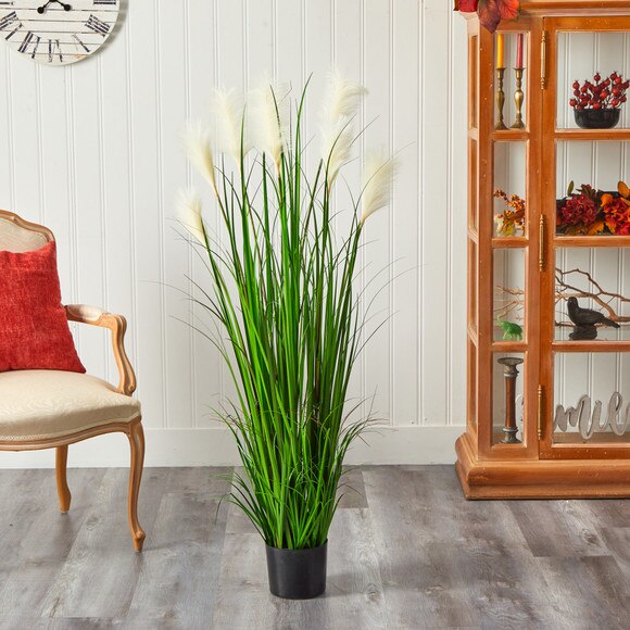 4.5 Plum Grass Artificial Plant - SKU #P1679 - 2