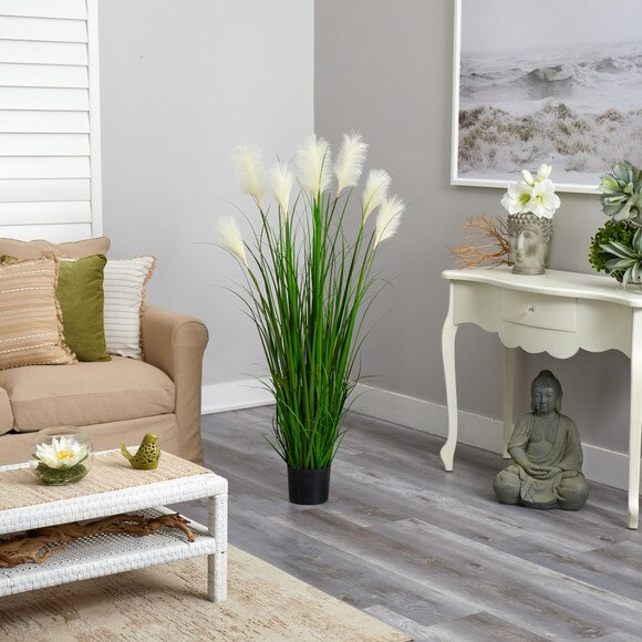 4.5 Plum Grass Artificial Plant - SKU #P1679 - 3