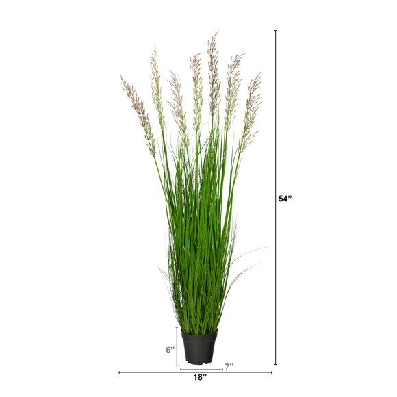 4.5 Plum Grass Artificial Plant - SKU #P1683 - 1
