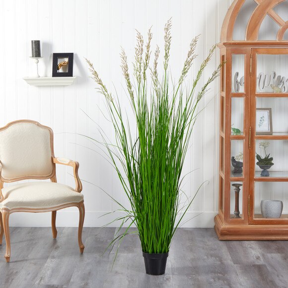 5.5 Plum Grass Artificial Plant - SKU #P1684 - 2