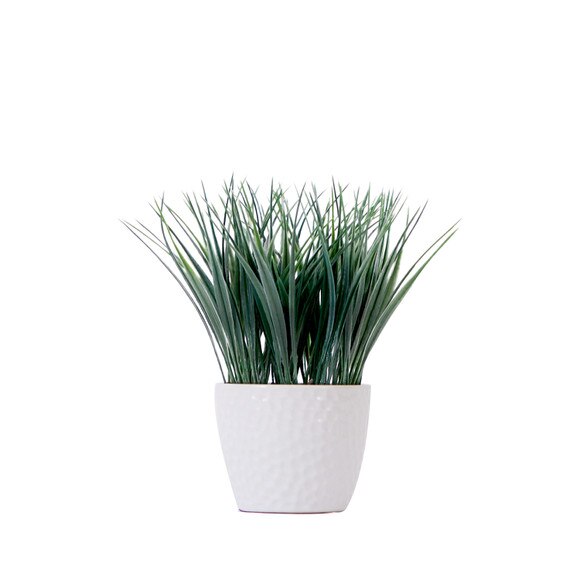 9 Artificial Grass Plant with Decorative Planter - SKU #P1914