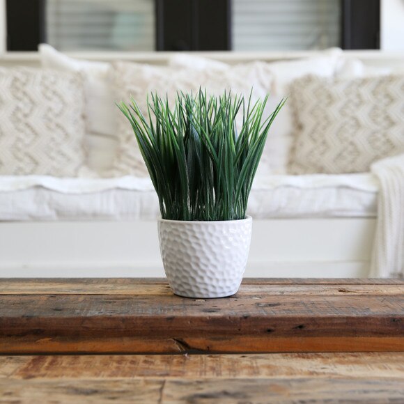 9 Artificial Grass Plant with Decorative Planter - SKU #P1914 - 2