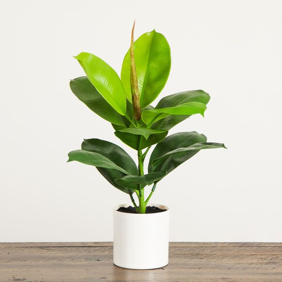 20-in Artificial Fiddle Leaf Fig Plant - SKU #P2048-S1 - 7