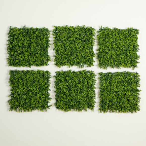 20 x 20 UV Resistant Irish Green Meadow Artificial Living Wall Panels Indoor/Outdoor - Set of 6 - SKU #P2081 - 4