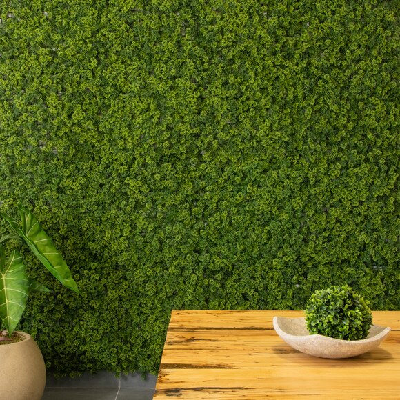 20 x 20 UV Resistant Irish Green Meadow Artificial Living Wall Panels Indoor/Outdoor - Set of 6 - SKU #P2081 - 9