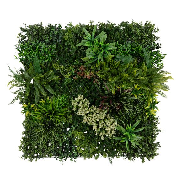 40 x 40 UV Resistant Amazon Rainforest Artificial Living Wall Panel Indoor/Outdoor - SKU #P2088
