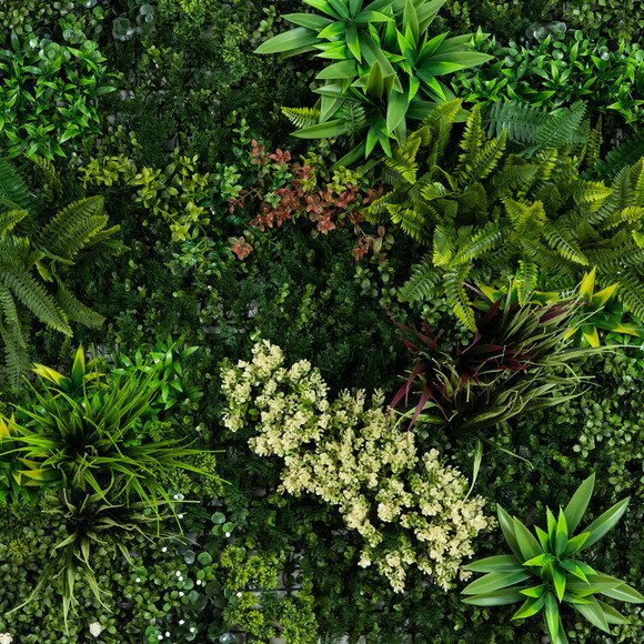 40 x 40 UV Resistant Amazon Rainforest Artificial Living Wall Panel Indoor/Outdoor - SKU #P2088 - 3