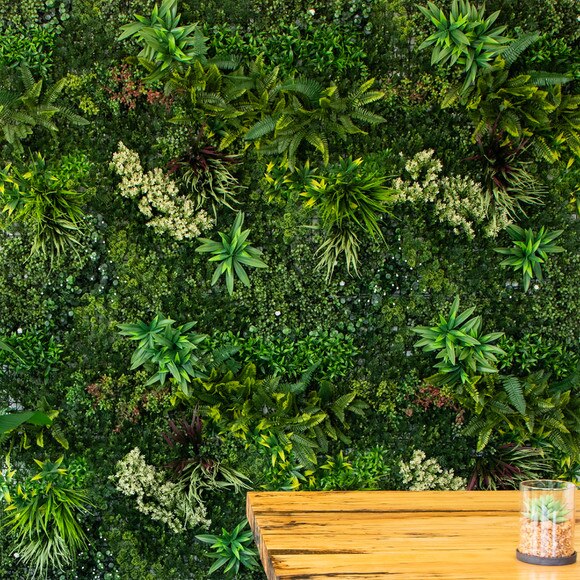 40 x 40 UV Resistant Amazon Rainforest Artificial Living Wall Panel Indoor/Outdoor - SKU #P2088 - 8