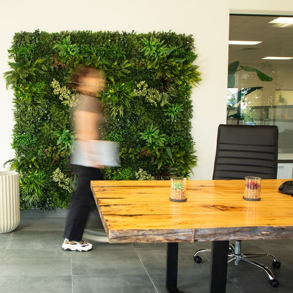40 x 40 UV Resistant Amazon Rainforest Artificial Living Wall Panel Indoor/Outdoor - SKU #P2088 - 11