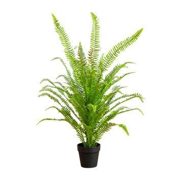 3 Artificial Boston Fern Plant UV Indoor/Outdoor - SKU #P2179
