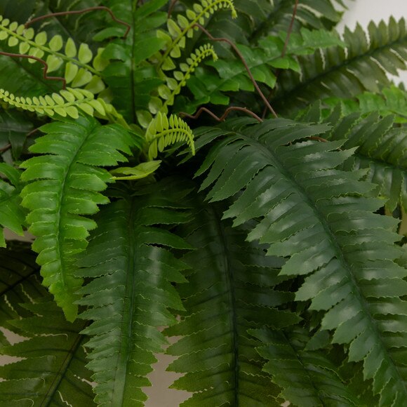 40 UV Resistant Artificial Boston Fern Indoor/Outdoor - Set of 2 - SKU #P2180-S2 - 3