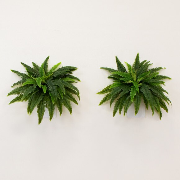 40 UV Resistant Artificial Boston Fern Indoor/Outdoor - Set of 2 - SKU #P2180-S2 - 4